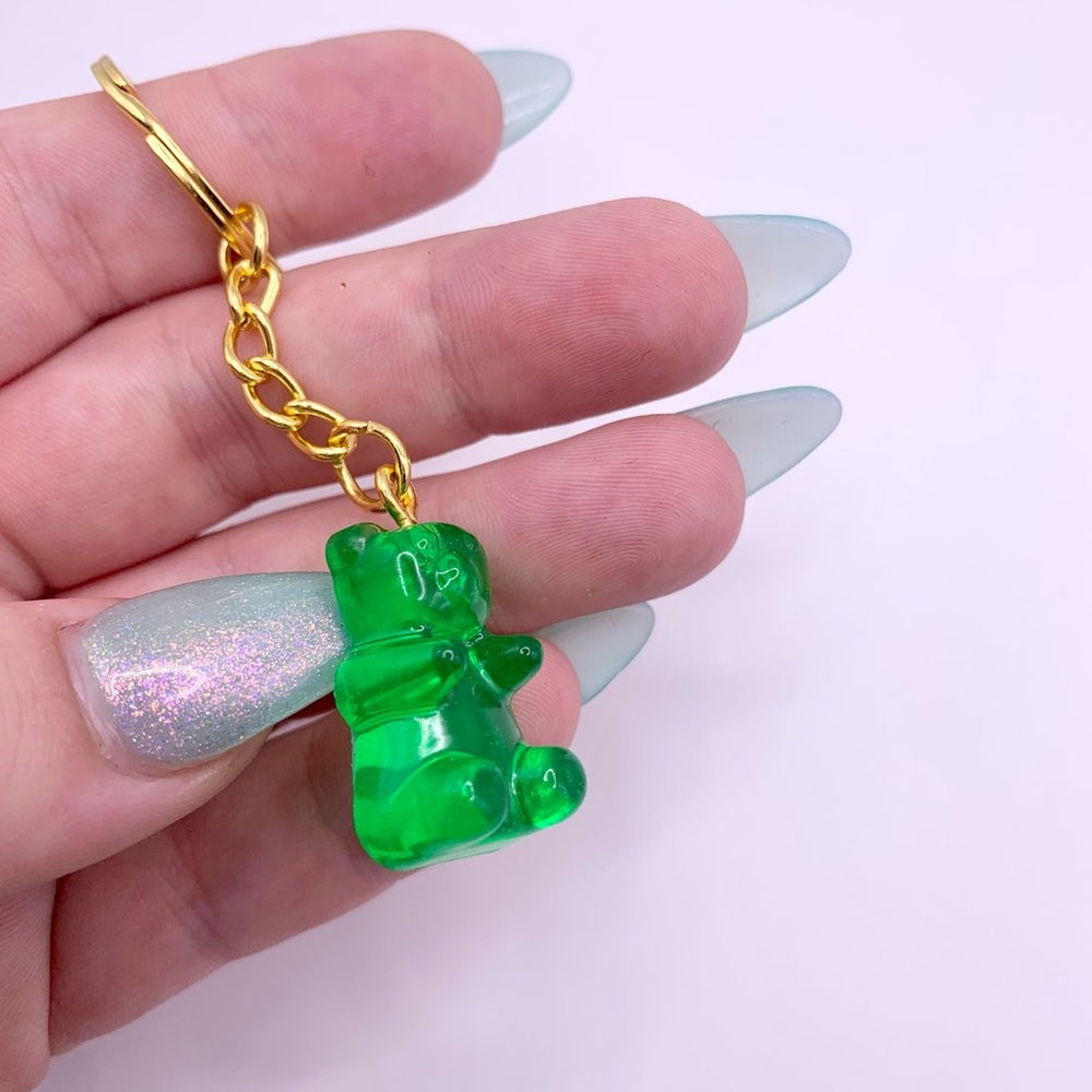 HOST PICK 🩷 4 Gummy Bear Keychains- HANDMADE-Gold - Picture 8 of 9